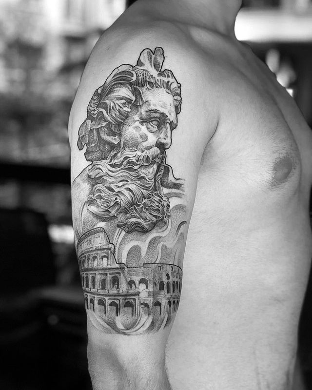 Чорно-білі тату турецького майстра, які нагадують витвори мистецтва - фото 297914