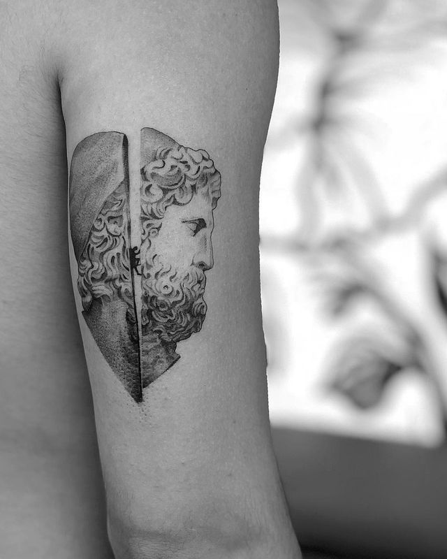 Чорно-білі тату турецького майстра, які нагадують витвори мистецтва - фото 297918