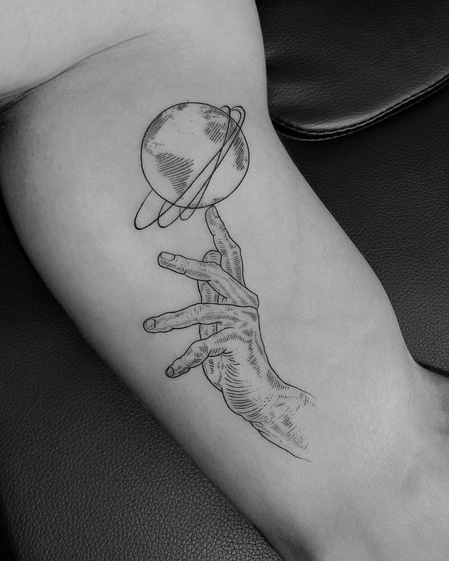 Чорно-білі тату турецького майстра, які нагадують витвори мистецтва - фото 297921