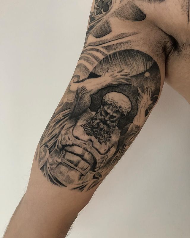 Чорно-білі тату турецького майстра, які нагадують витвори мистецтва - фото 297923