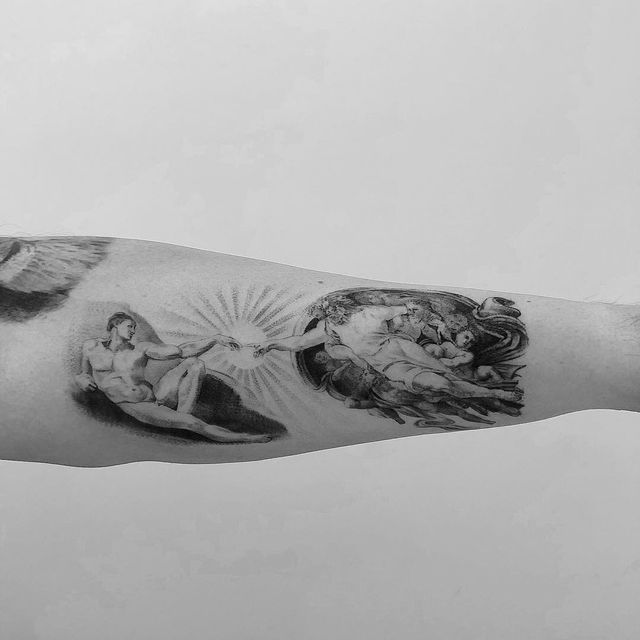 Чорно-білі тату турецького майстра, які нагадують витвори мистецтва - фото 297925