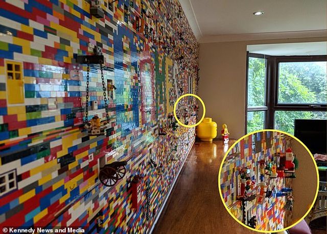 Сім'я витратила 10 місяців на те, щоб побудувати справжню стіну з Lego - фото 298554