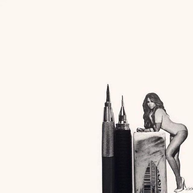 Американець створює мініатюрні малюнки з безліччю деталей - фото 299084