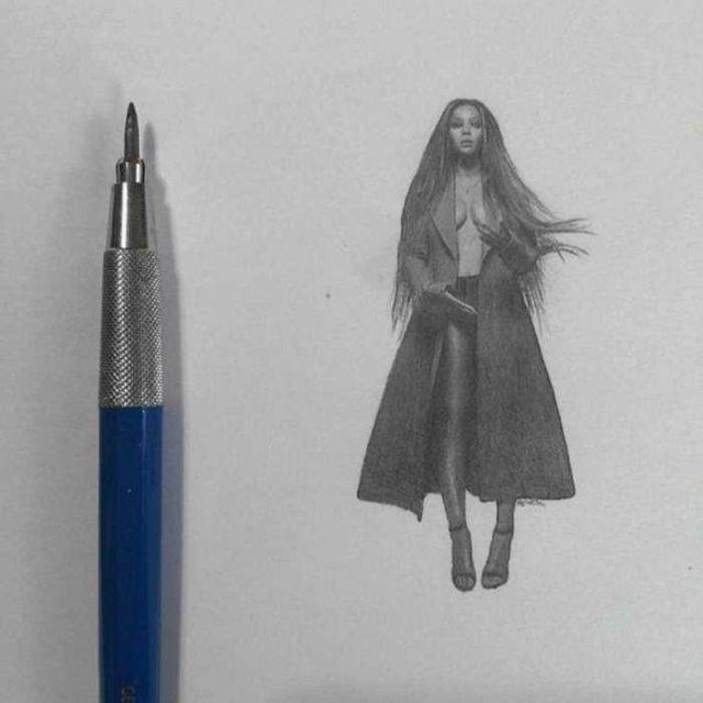 Американець створює мініатюрні малюнки з безліччю деталей - фото 299085