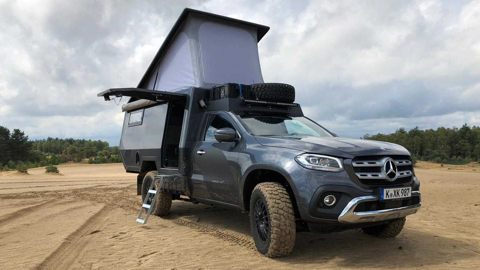 Для затятих мандрівників: пікап Mercedes X-Class перетворили на кемпер