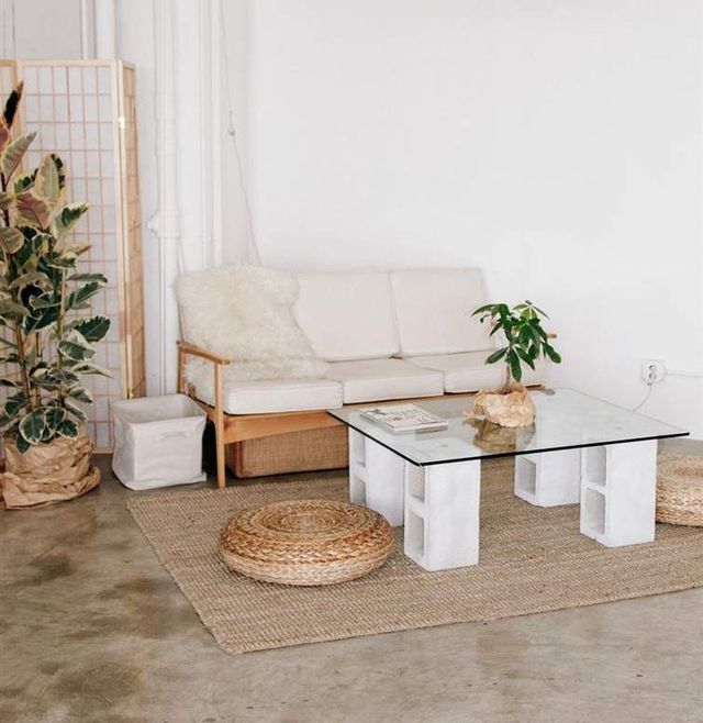 Меблі зі звичайного шлакоблоку: дешеві ідеї - фото 299813