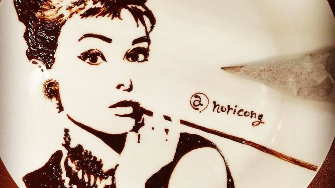 Як виглядають картини, намальовані шоколадом