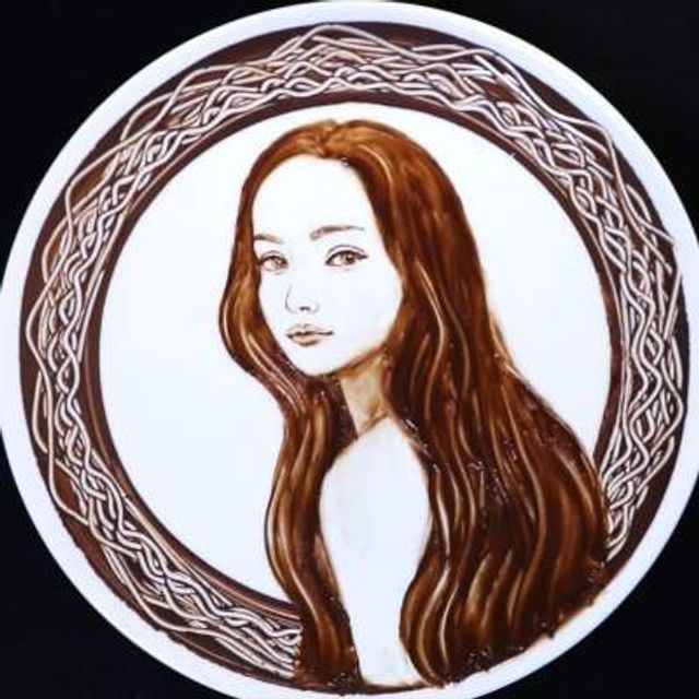 Як виглядають картини, намальовані шоколадом - фото 299874