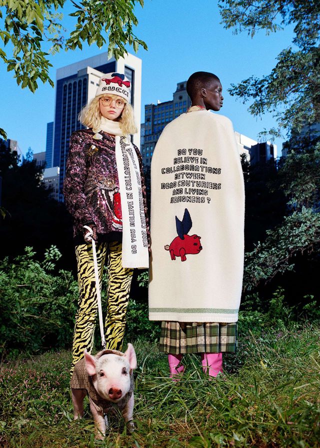 Маленькі свинки стали героями кампейну Gucci - фото 300338