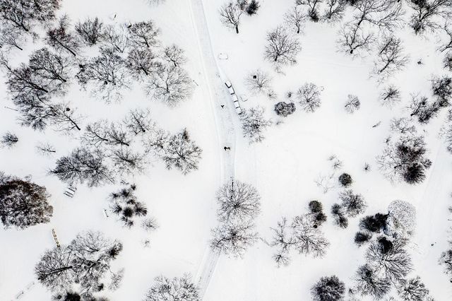 Засніжений Будапешт з висоти пташиного польоту: атмосферні фото - фото 300663