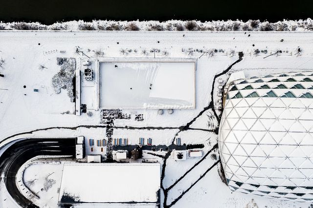 Засніжений Будапешт з висоти пташиного польоту: атмосферні фото - фото 300664