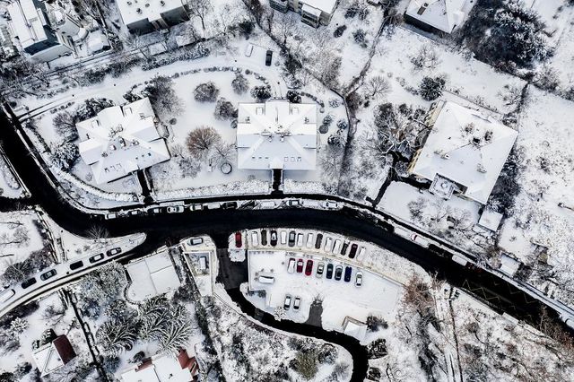 Засніжений Будапешт з висоти пташиного польоту: атмосферні фото - фото 300666