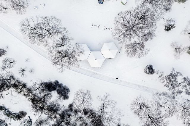 Засніжений Будапешт з висоти пташиного польоту: атмосферні фото - фото 300670