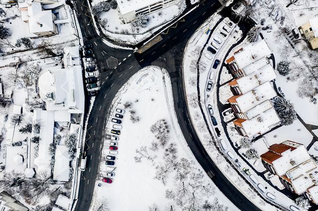 Засніжений Будапешт з висоти пташиного польоту: атмосферні фото - фото 300672