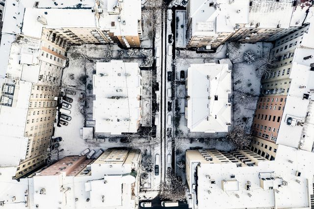 Засніжений Будапешт з висоти пташиного польоту: атмосферні фото - фото 300673