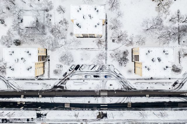 Засніжений Будапешт з висоти пташиного польоту: атмосферні фото - фото 300676