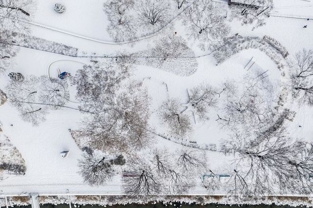 Засніжений Будапешт з висоти пташиного польоту: атмосферні фото - фото 300677