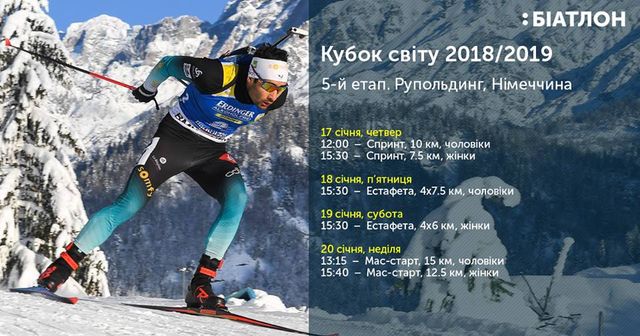Біатлон у Рупольдингу: коли і де дивитися онлайн 5 етап Кубка світу - фото 301618