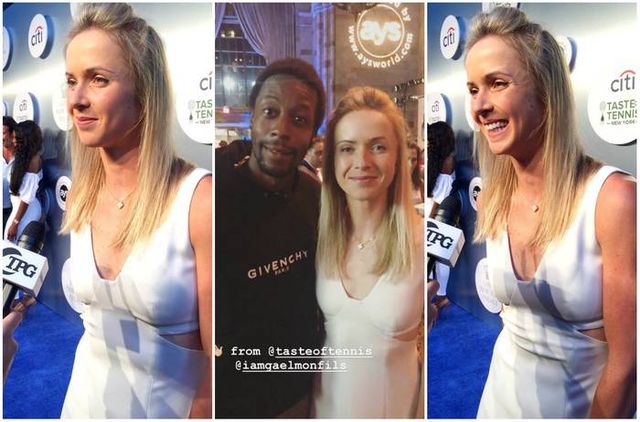 Еліна Світоліна і Гаель Монфіс - фото 301812