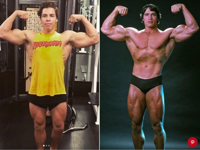 21-річний син Шварценеггера вразив схожістю із батьком - фото 301995