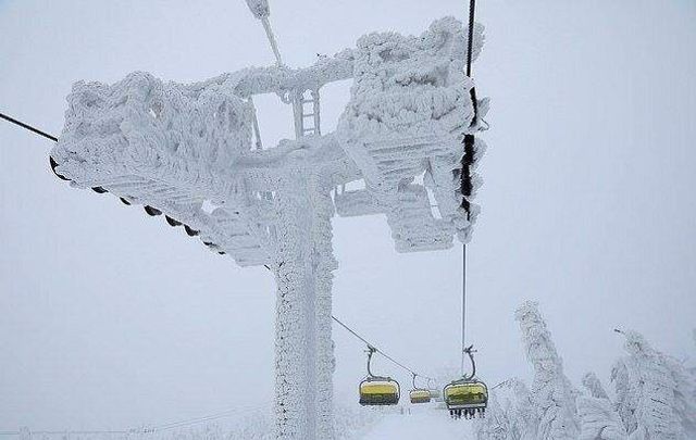 Наслідки снігової бурі в Європі у свіжих знімках - фото 302642