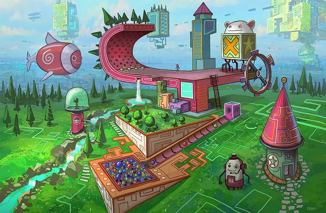 Фантастичні світи від відомого ілюстратора: неймовірні кадри - фото 303039