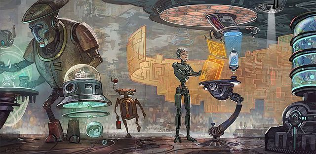 Фантастичні світи від відомого ілюстратора: неймовірні кадри - фото 303049