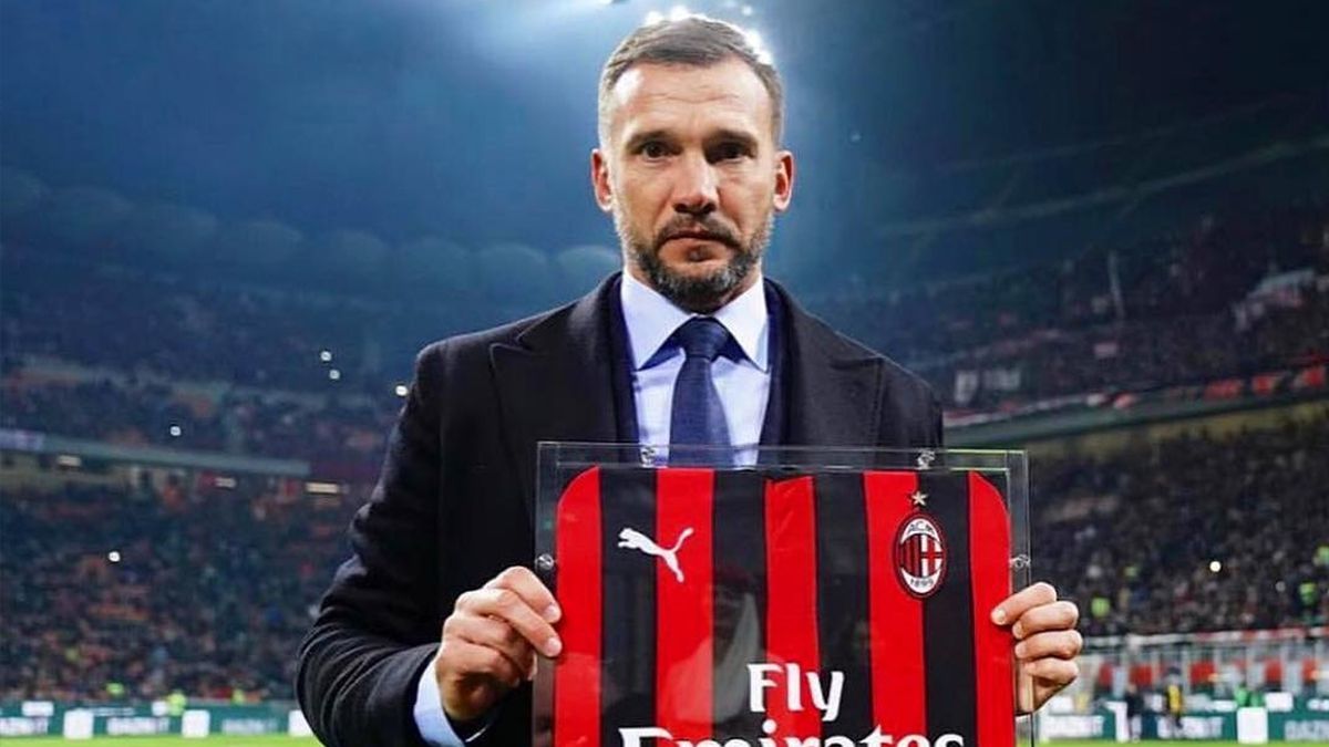 Андрій Шевченко проголосив зворушливу промову перед матчем Мілана: відео