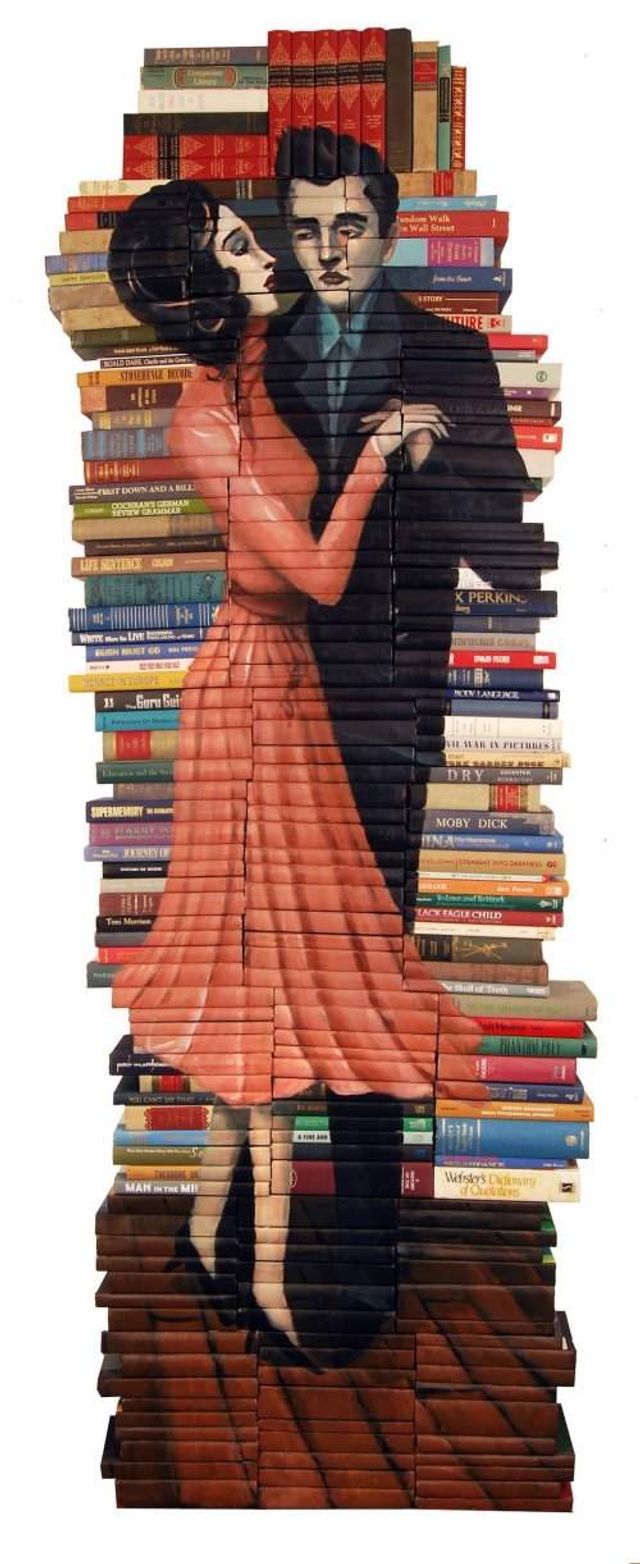 Старі книги перетворили на оригінальні скульптури: крута ідея - фото 303990