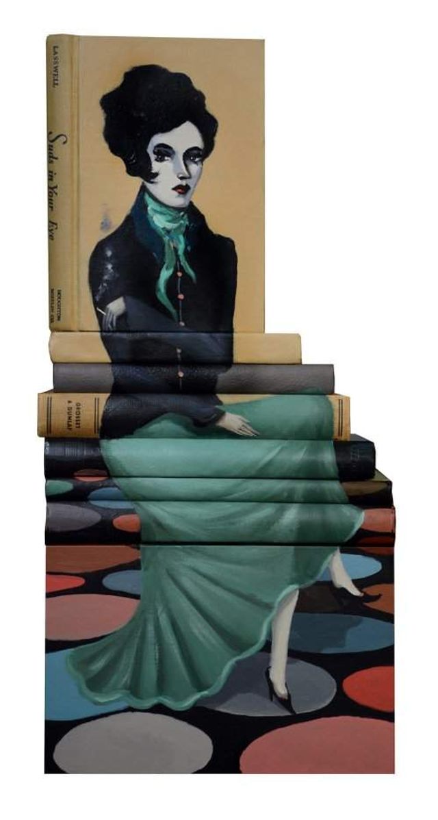 Старі книги перетворили на оригінальні скульптури: крута ідея - фото 303991