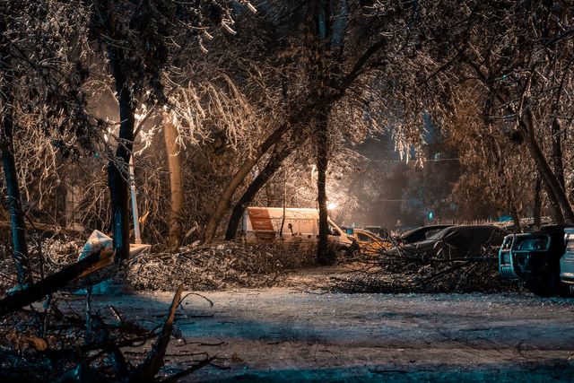 Крижана буря у Бухаресті: вражаючі фото замерзлого міста - фото 304342