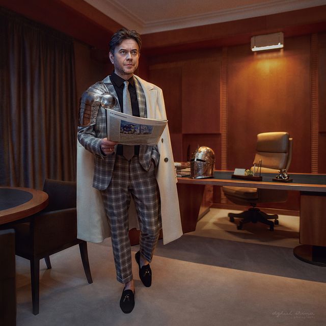 Лицарі серед нас: українські зірки-чоловіки знялися в ефектному фотопроекті - фото 304745