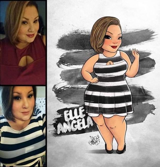 Худенькі не в моді: цей художник надихається виключно дівчатами plus-size - фото 305571