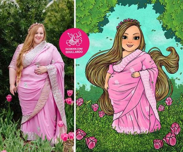 Худенькі не в моді: цей художник надихається виключно дівчатами plus-size - фото 305576