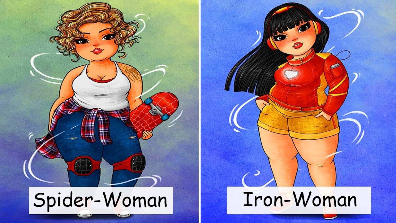 Худенькі не в моді: цей художник надихається виключно дівчатами plus-size