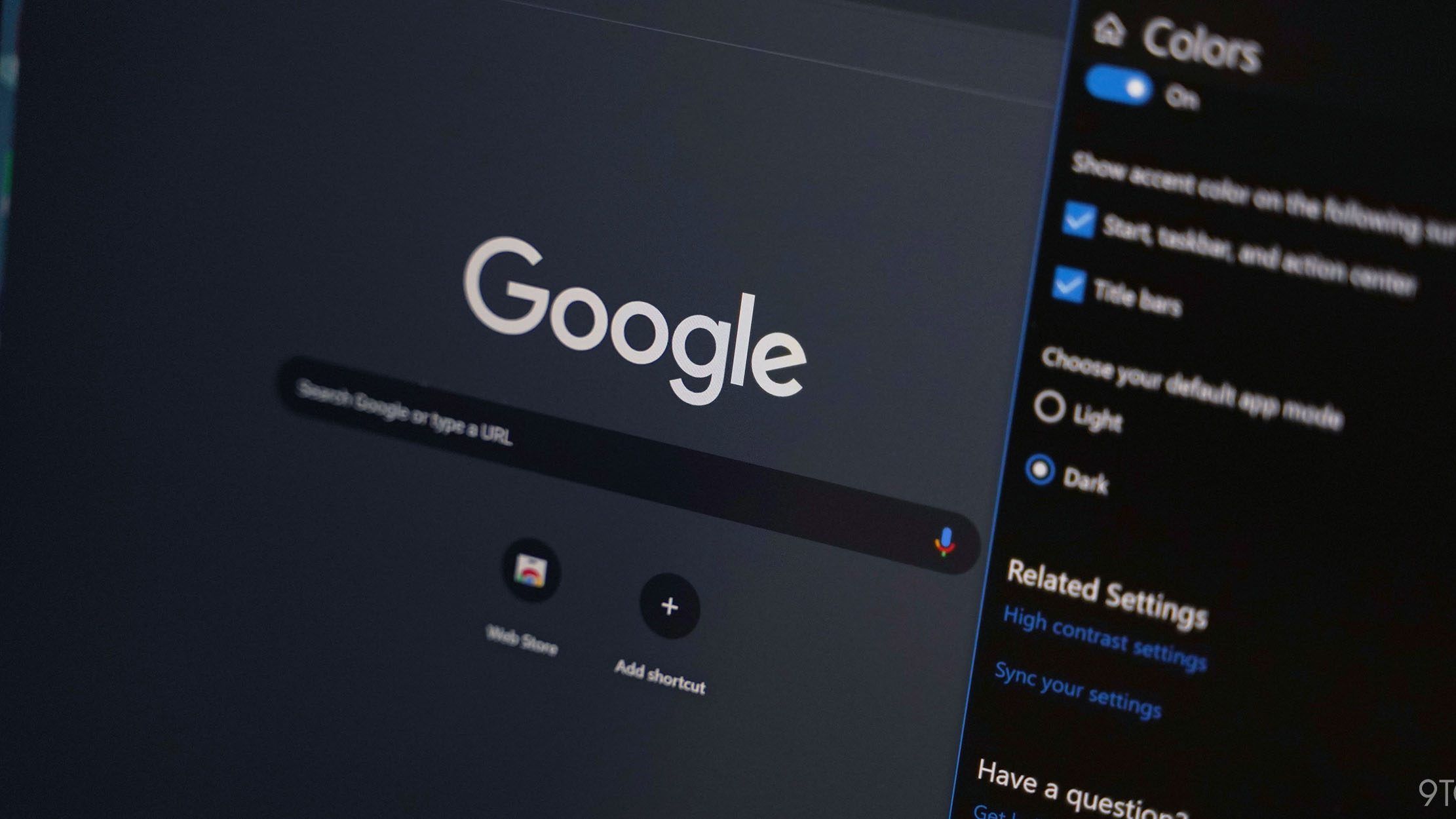 Google випустила тестову версію Chrome з темною темою