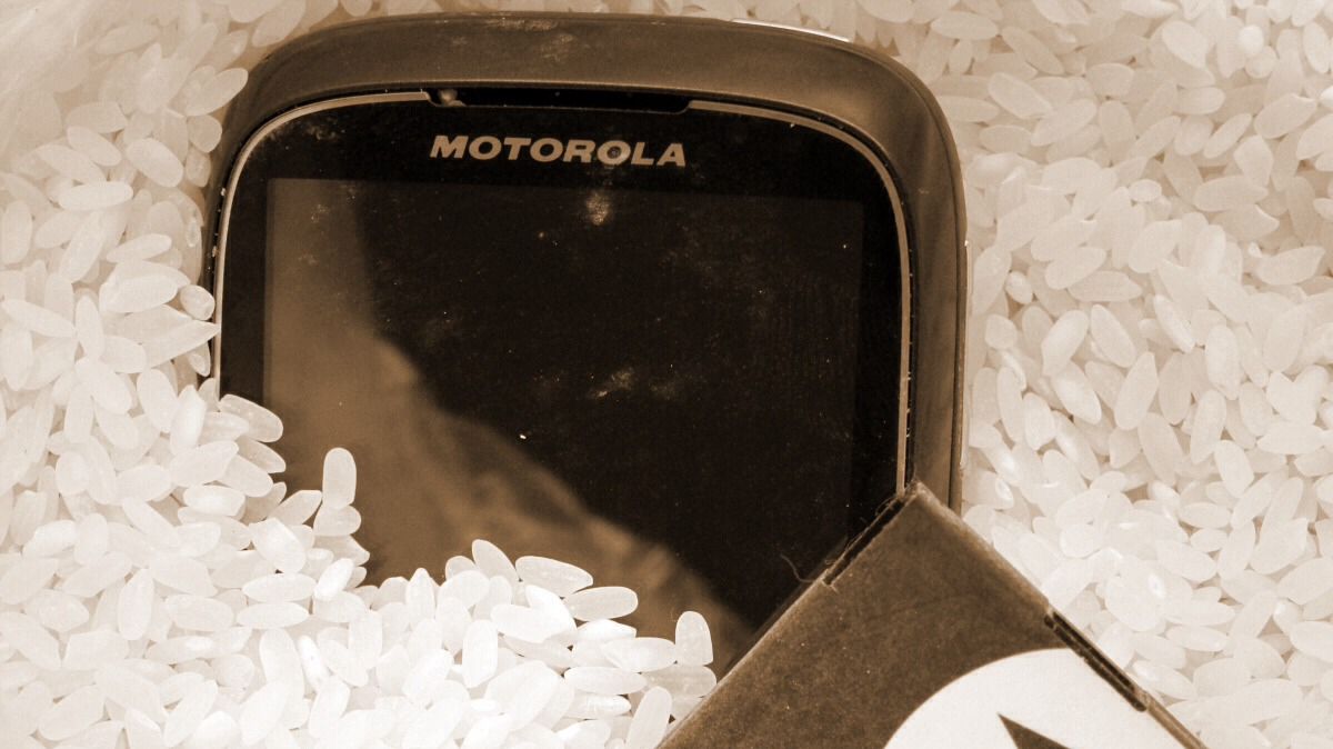 Чому не варто сушити телефон у рисі - фото 1