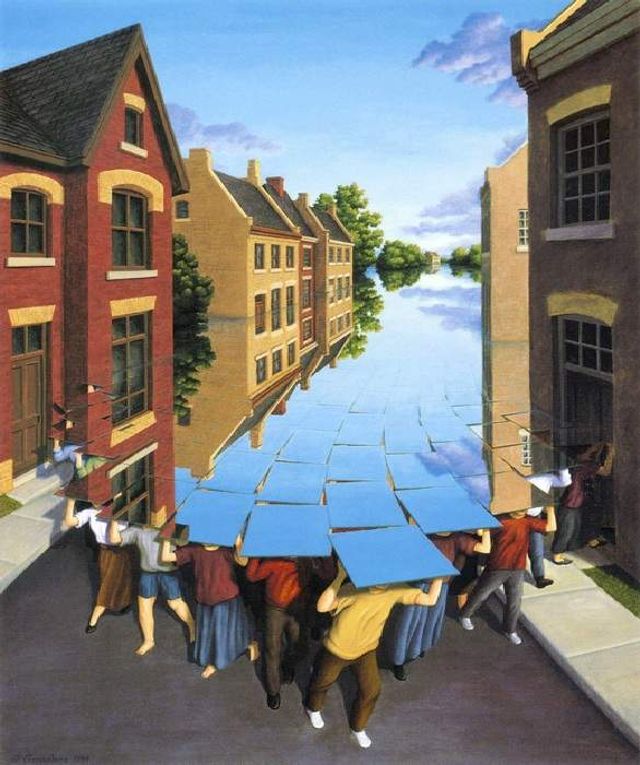 Що ви бачите? Картини цього художника схожі на головоломки - фото 307302