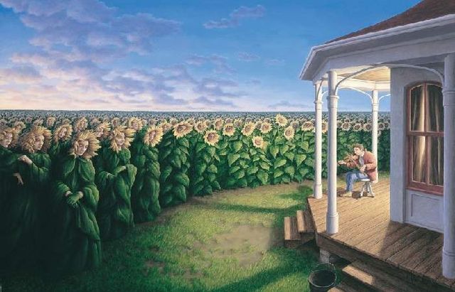 Що ви бачите? Картини цього художника схожі на головоломки - фото 307306