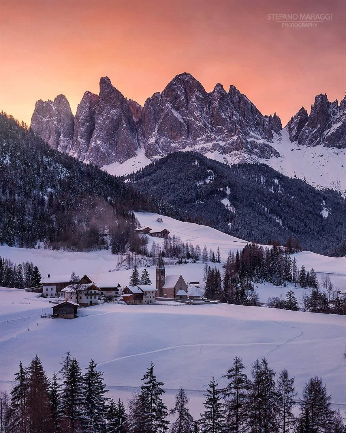 Відпочинок для душі: як виглядають взимку Доломітові Альпи