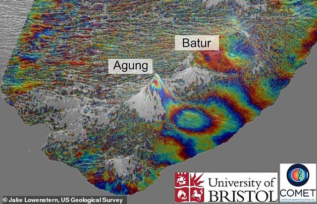 Супутникові знімки показали 'підземелля' вулканів Балі - фото 308076