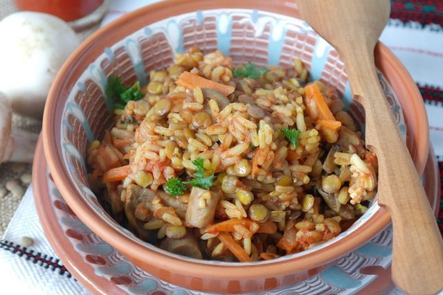 Вегетаріанський плов з овочами - фото 308163