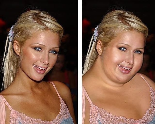 Художник показав, як виглядали б зірки, маючи пишні форми: фотопорівняння - фото 308361