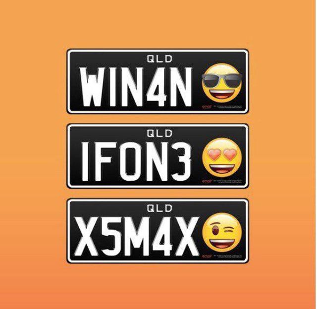 У номерний знак можна додати емодзі - фото 308975