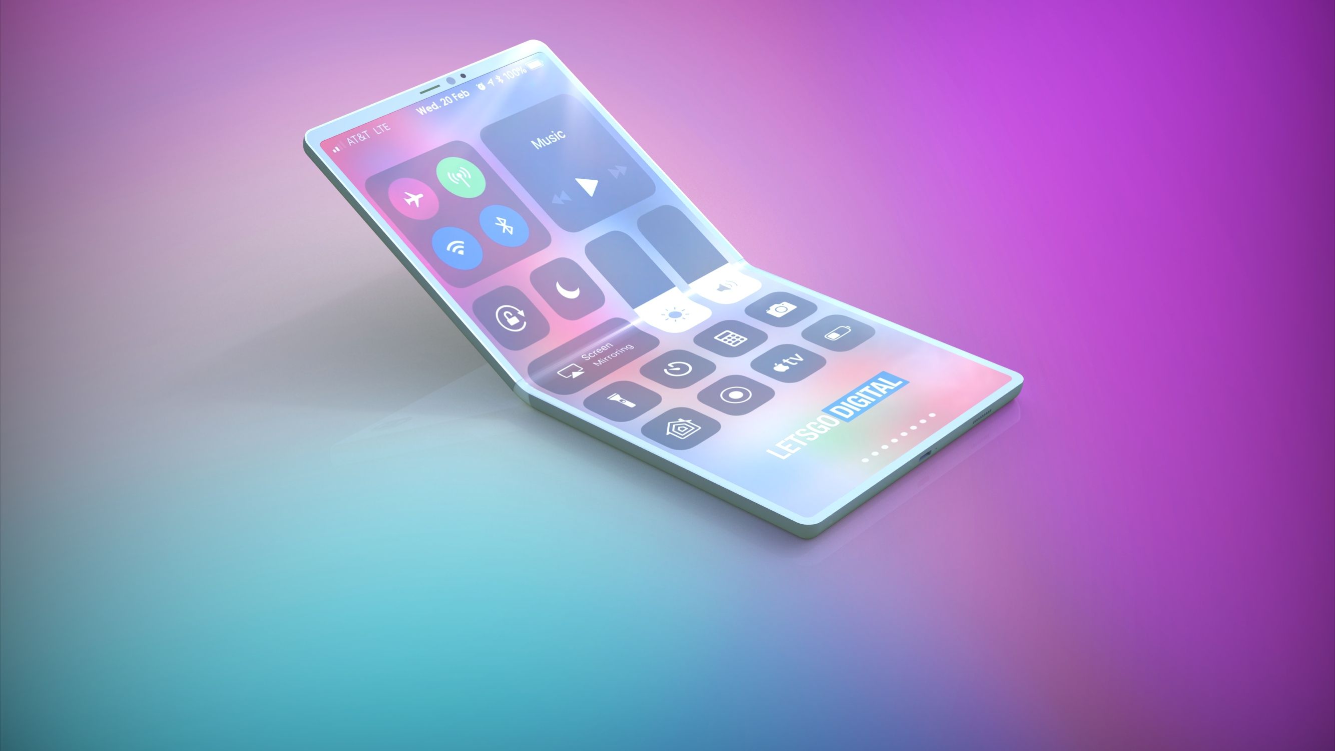 Концепт гнучкого iPhone показали на фото