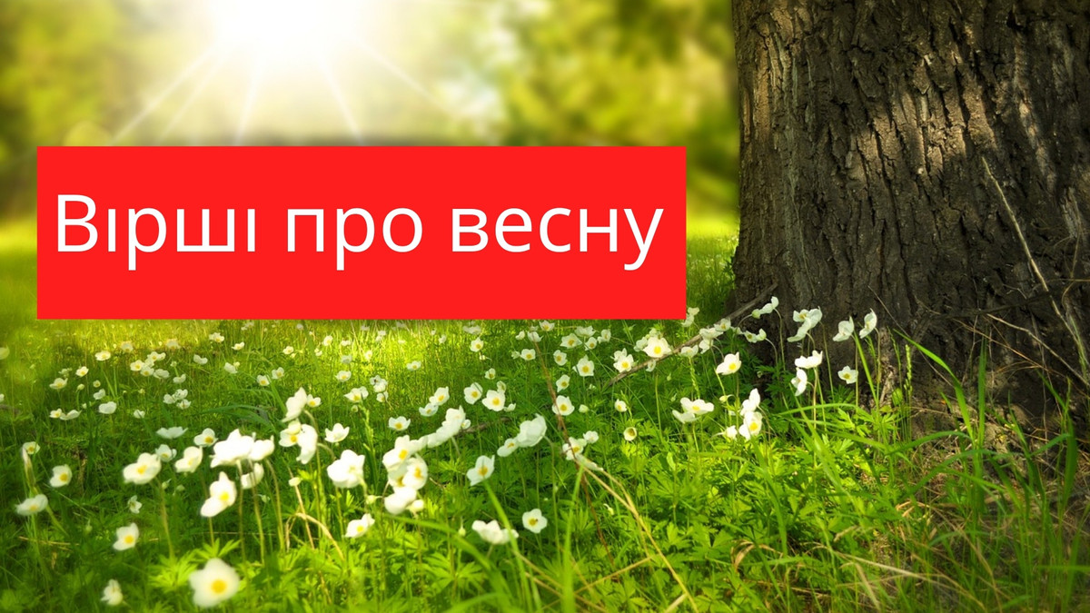 Найкращі вірші про весну українською мовою - фото 1