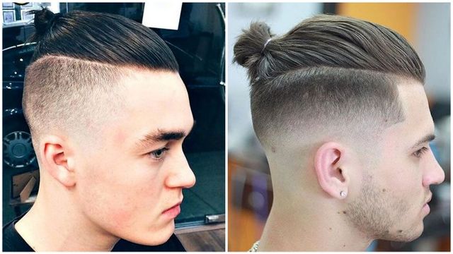 Чоловічі зачіски з пучком - фото 309133