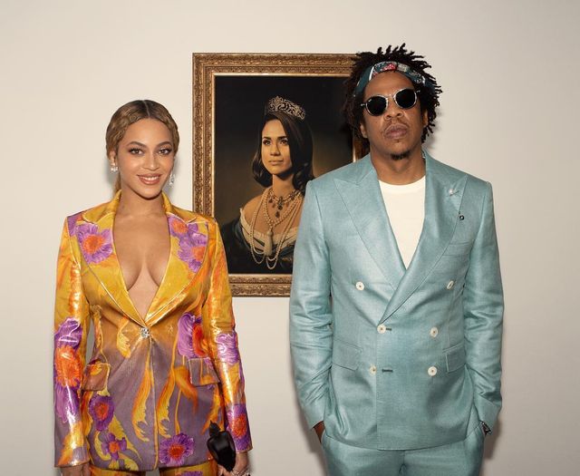 Beyonce повторила сцену зі свого кліпу, замінивши Мону Лізу королевою Меган Маркл - фото 309170