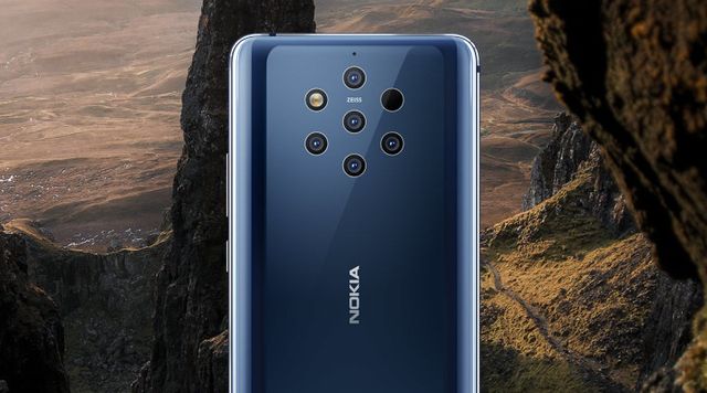 Смартфон з п'ятьма камерами Nokia 9 PureView - фото 309711