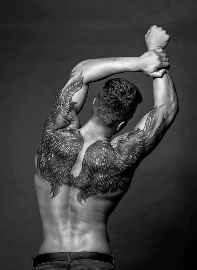 Тату на спину - фото 310574